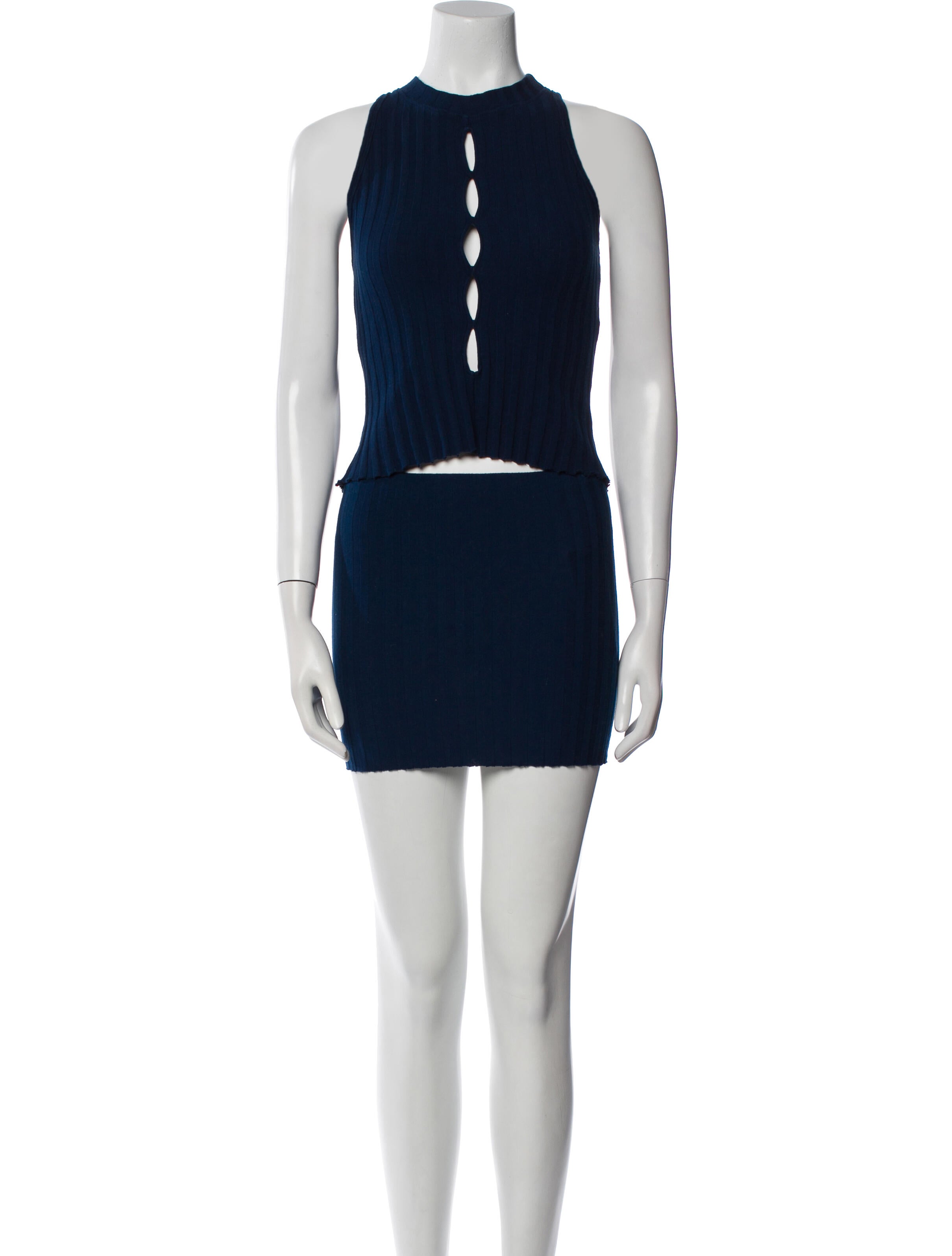 Cotton Citizen Cutout Accent Skirt Set