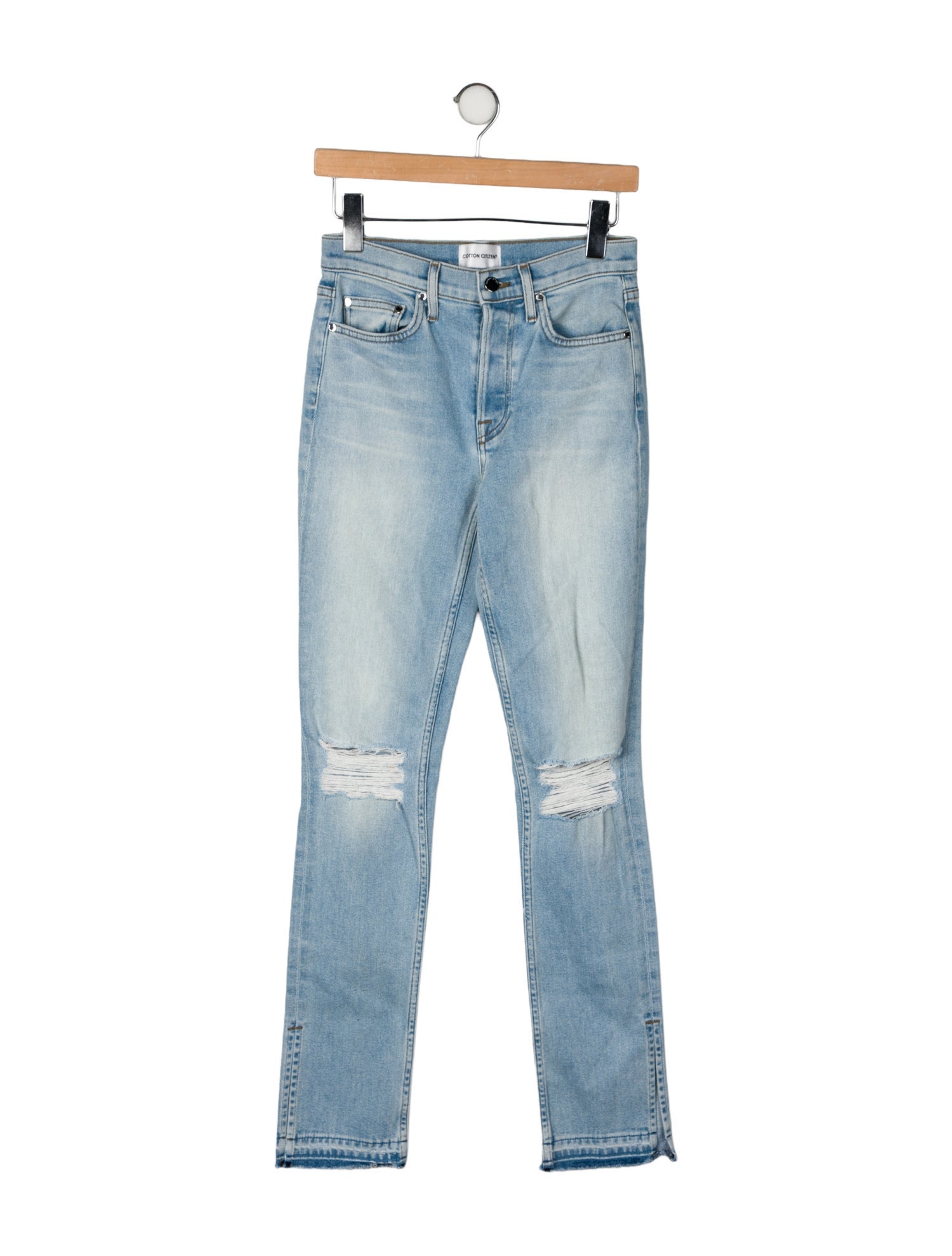 Cotton Citizen Mid-Rise Straight Leg Jeans