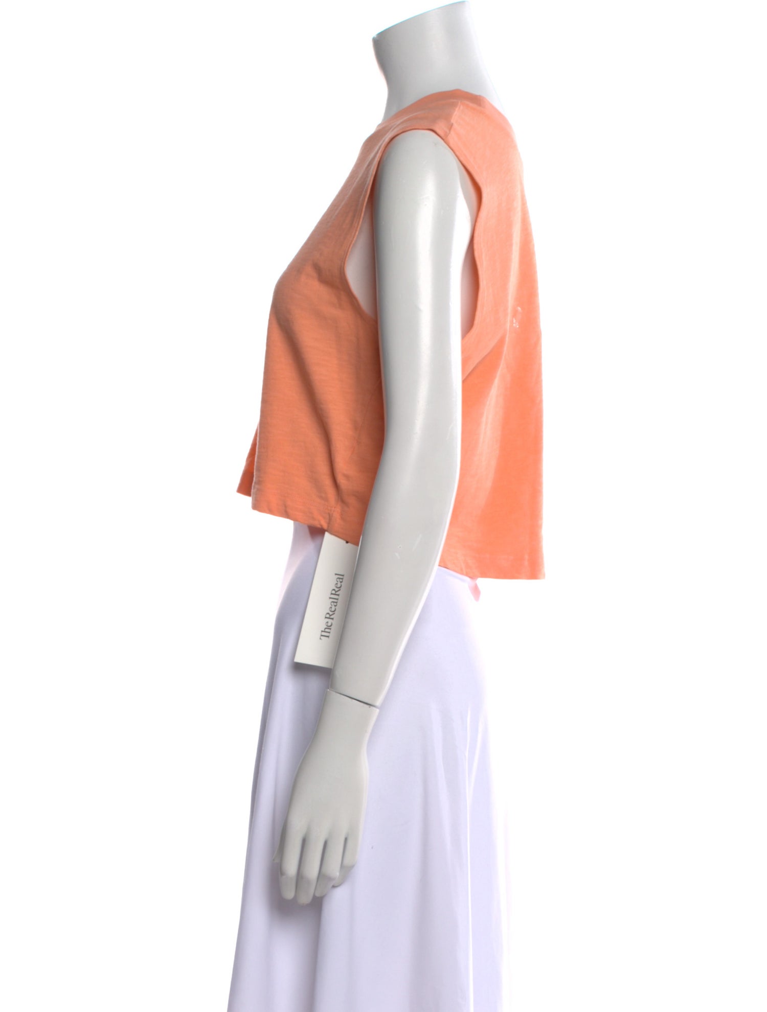 Cotton Citizen Crew Neck Sleeveless Crop Top