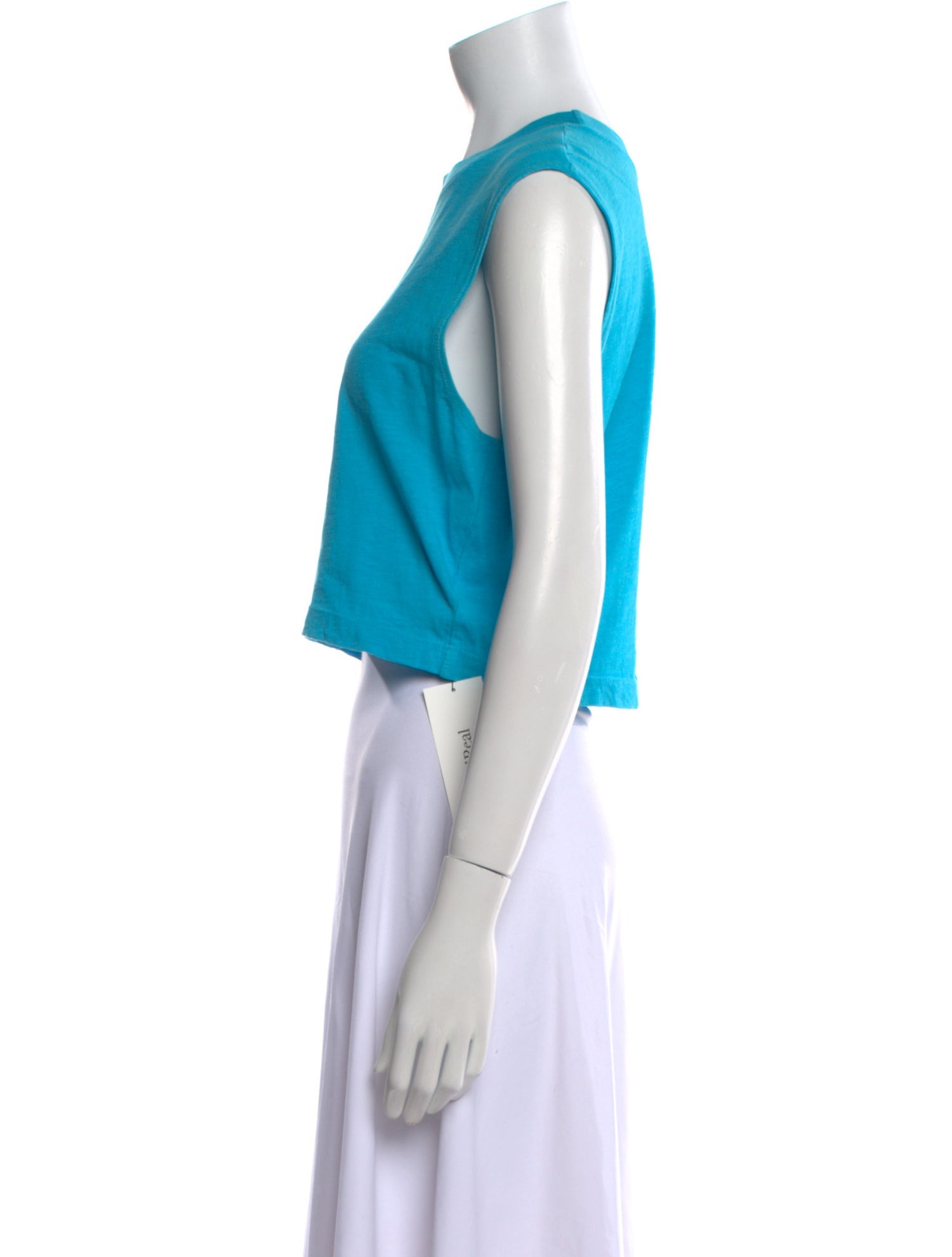 Cotton Citizen Crew Neck Sleeveless Crop Top