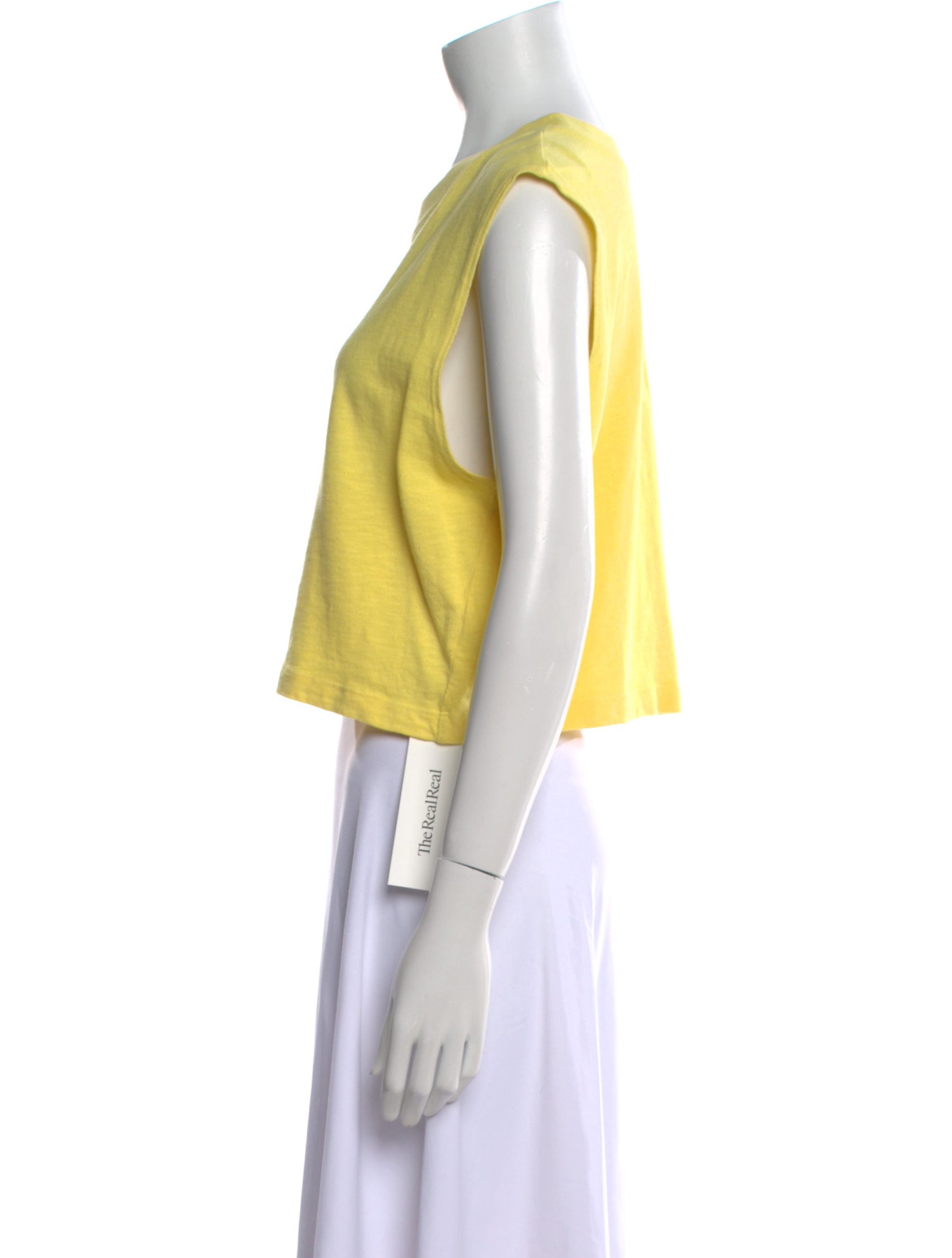 Cotton Citizen Crew Neck Sleeveless Crop Top