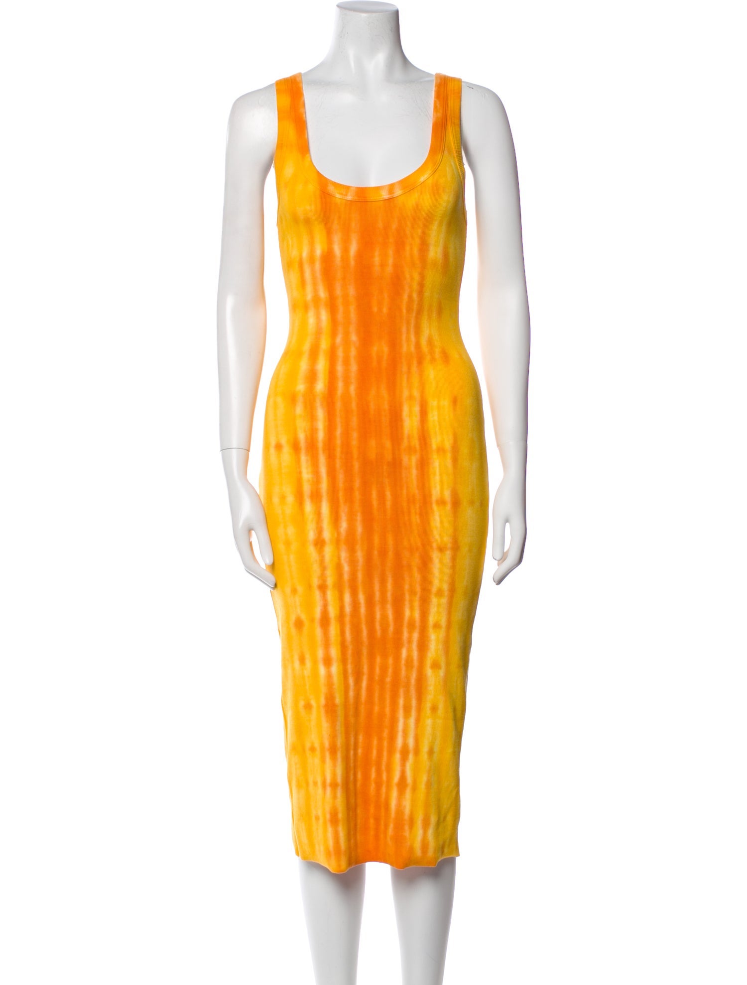 Cotton Citizen Tie-Dye Print Midi Length Dress