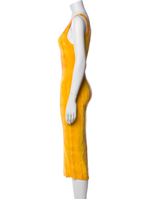 Cotton Citizen Tie-Dye Print Midi Length Dress