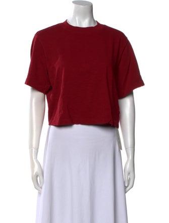 Cotton Citizen Crew Neck Short Sleeve Crop Top