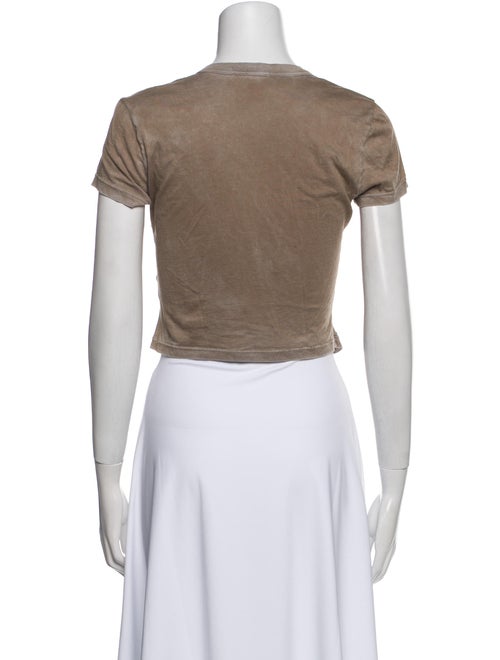 Cotton Citizen Crew Neck Short Sleeve Crop Top