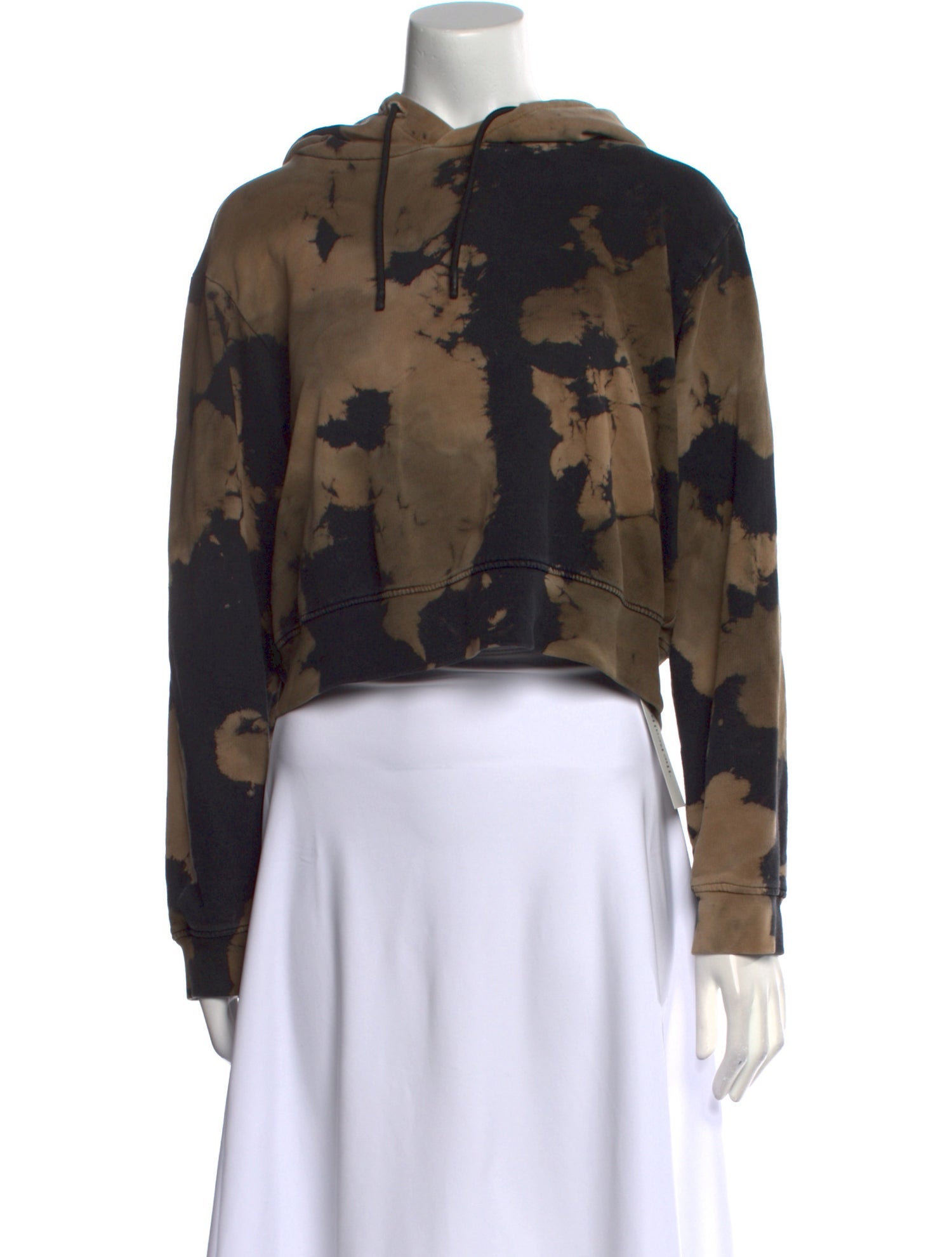 Cotton Citizen Tie-Dye Print Mock Neck Sweatshirt