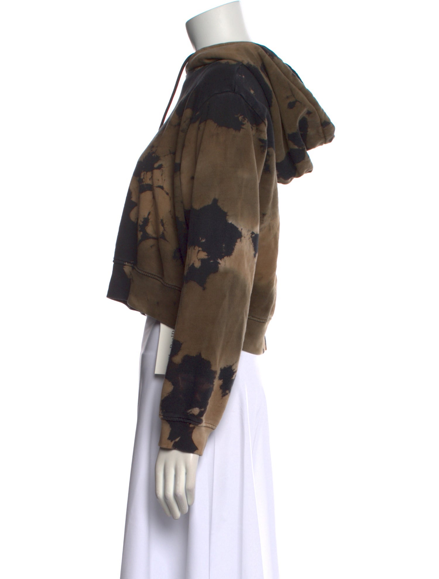 Cotton Citizen Tie-Dye Print Mock Neck Sweatshirt