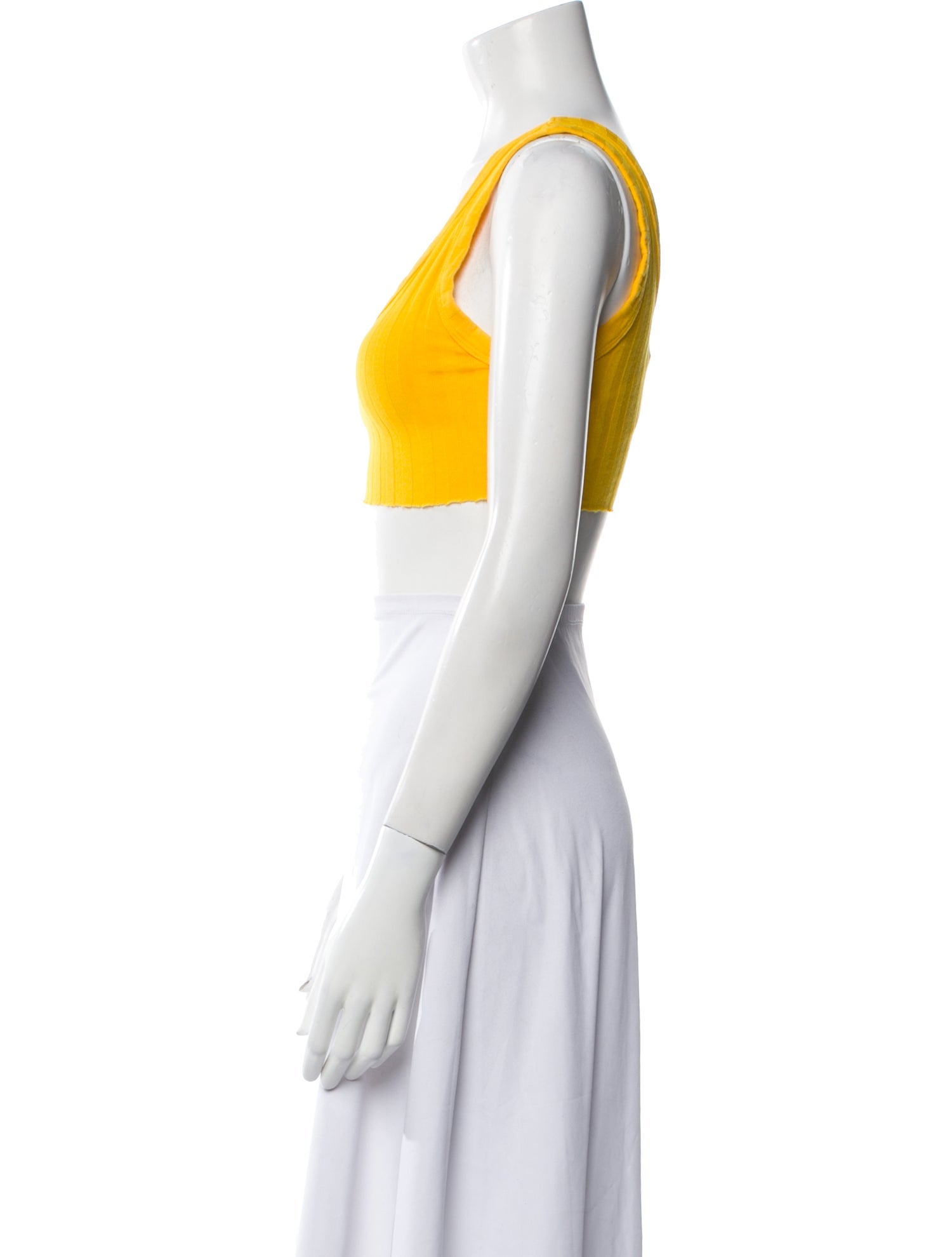 Cotton Citizen Scoop Neck Sleeveless Crop Top