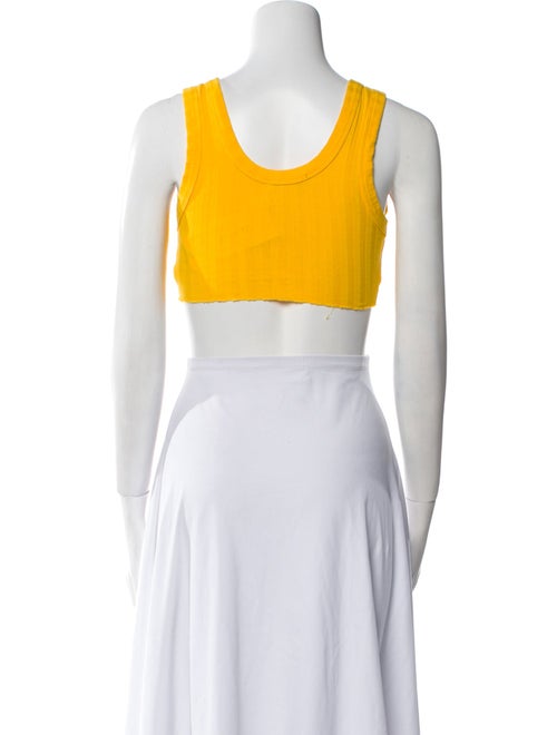 Cotton Citizen Scoop Neck Sleeveless Crop Top