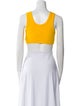 Cotton Citizen Scoop Neck Sleeveless Crop Top