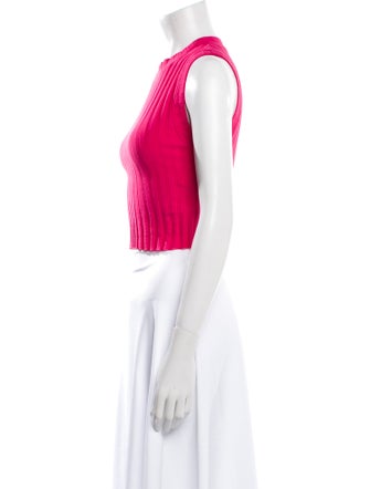 Cotton Citizen Crew Neck Sleeveless Crop Top
