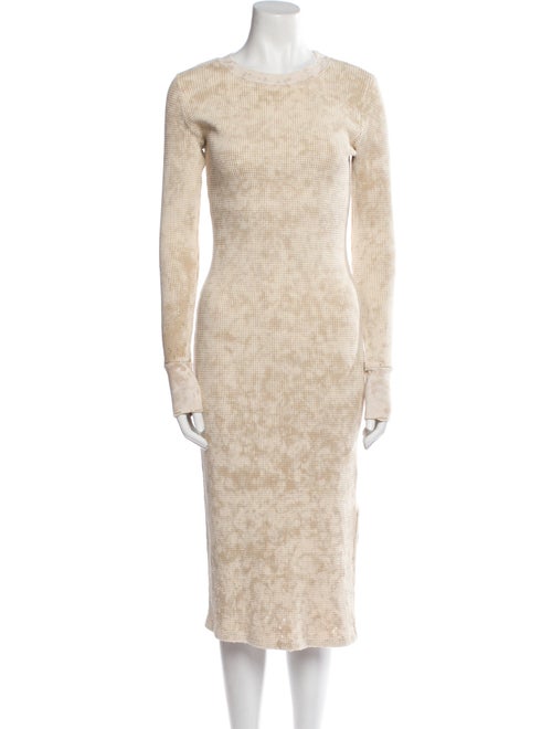 Cotton Citizen Tie-Dye Print Midi Length Dress