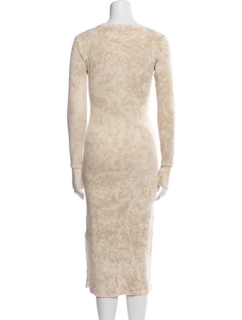 Cotton Citizen Tie-Dye Print Midi Length Dress