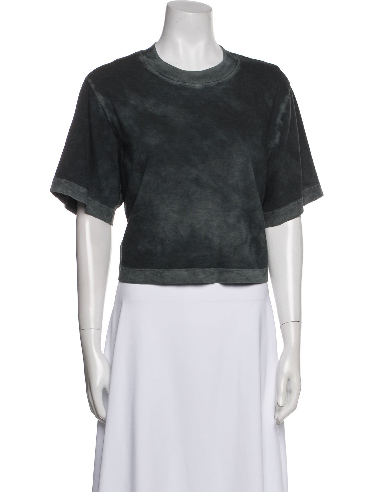 Cotton Citizen Crew Neck Short Sleeve Crop Top