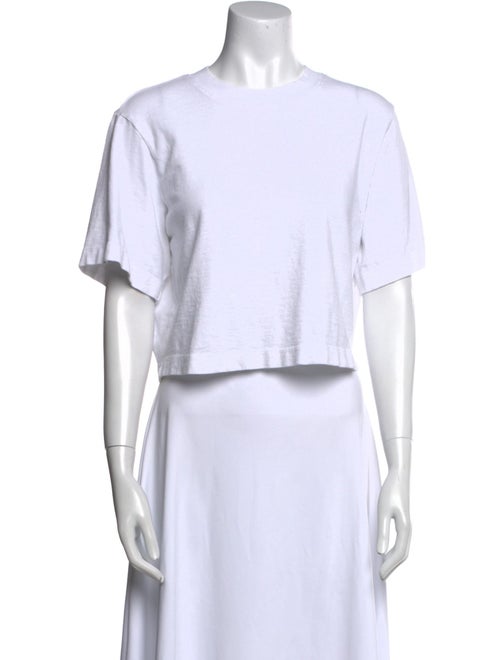 Cotton Citizen Crew Neck Short Sleeve Crop Top