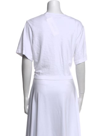 Cotton Citizen Crew Neck Short Sleeve Crop Top