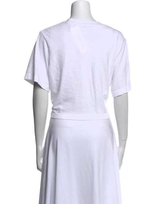 Cotton Citizen Crew Neck Short Sleeve Crop Top