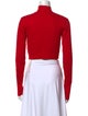 Cotton Citizen Mock Neck Long Sleeve Crop Top
