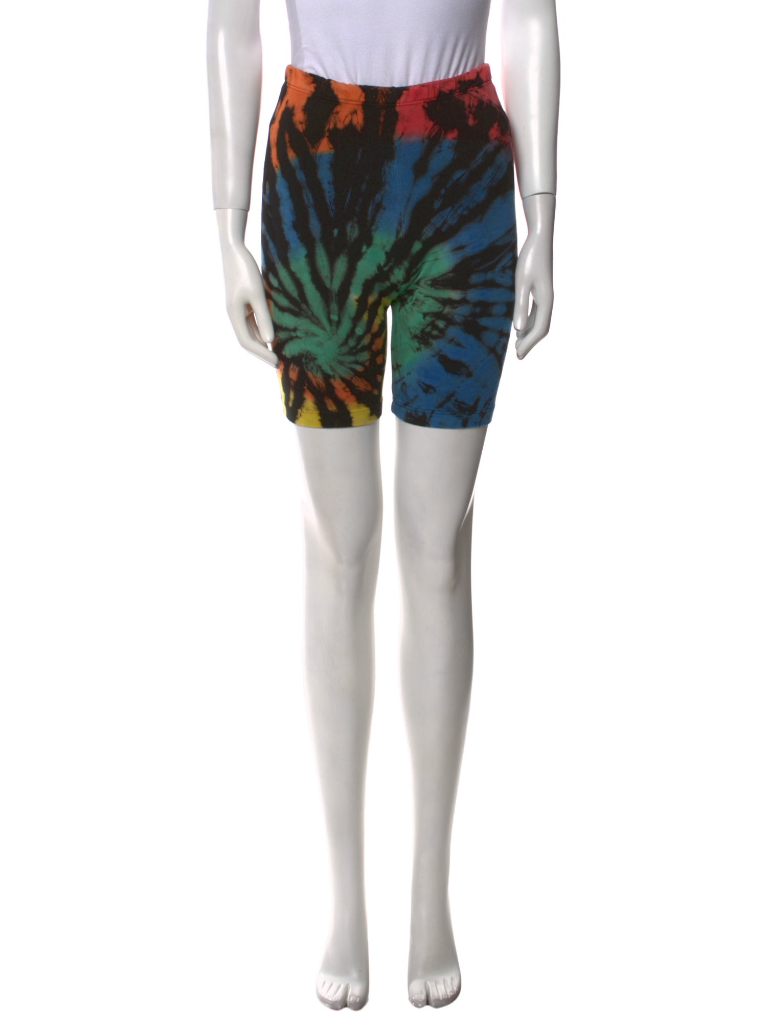 Cotton Citizen Tie-Dye Print Mini Shorts