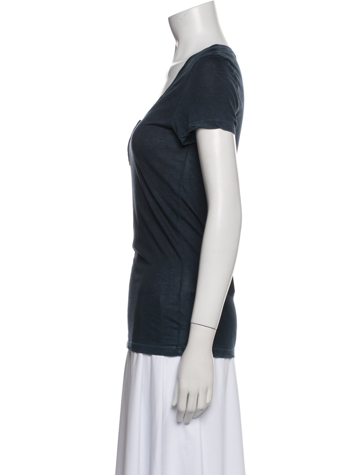 Cotton Citizen Scoop Neck Short Sleeve T-Shirt