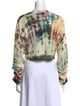 Cotton Citizen Tie-Dye Print Crew Neck Crop Top