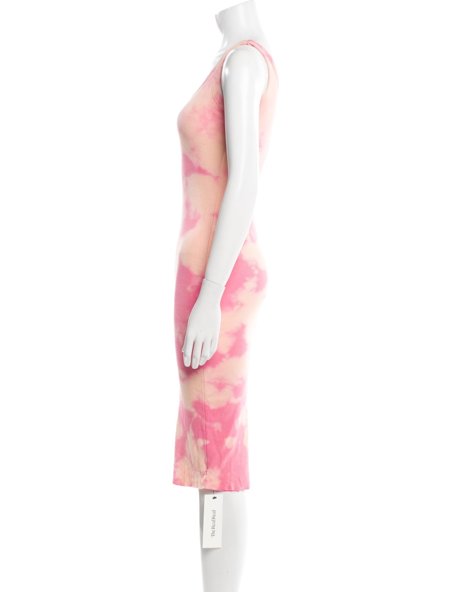 Cotton Citizen Tie-Dye Print Knee-Length Dress