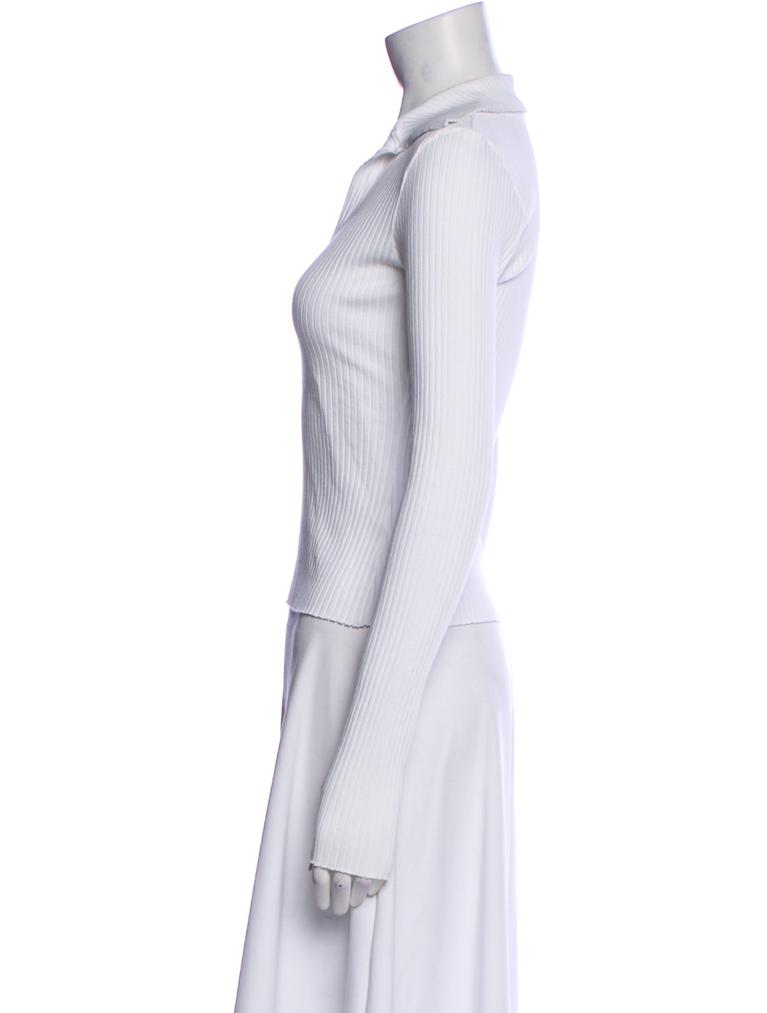 Cotton Citizen V-Neck Long Sleeve Top