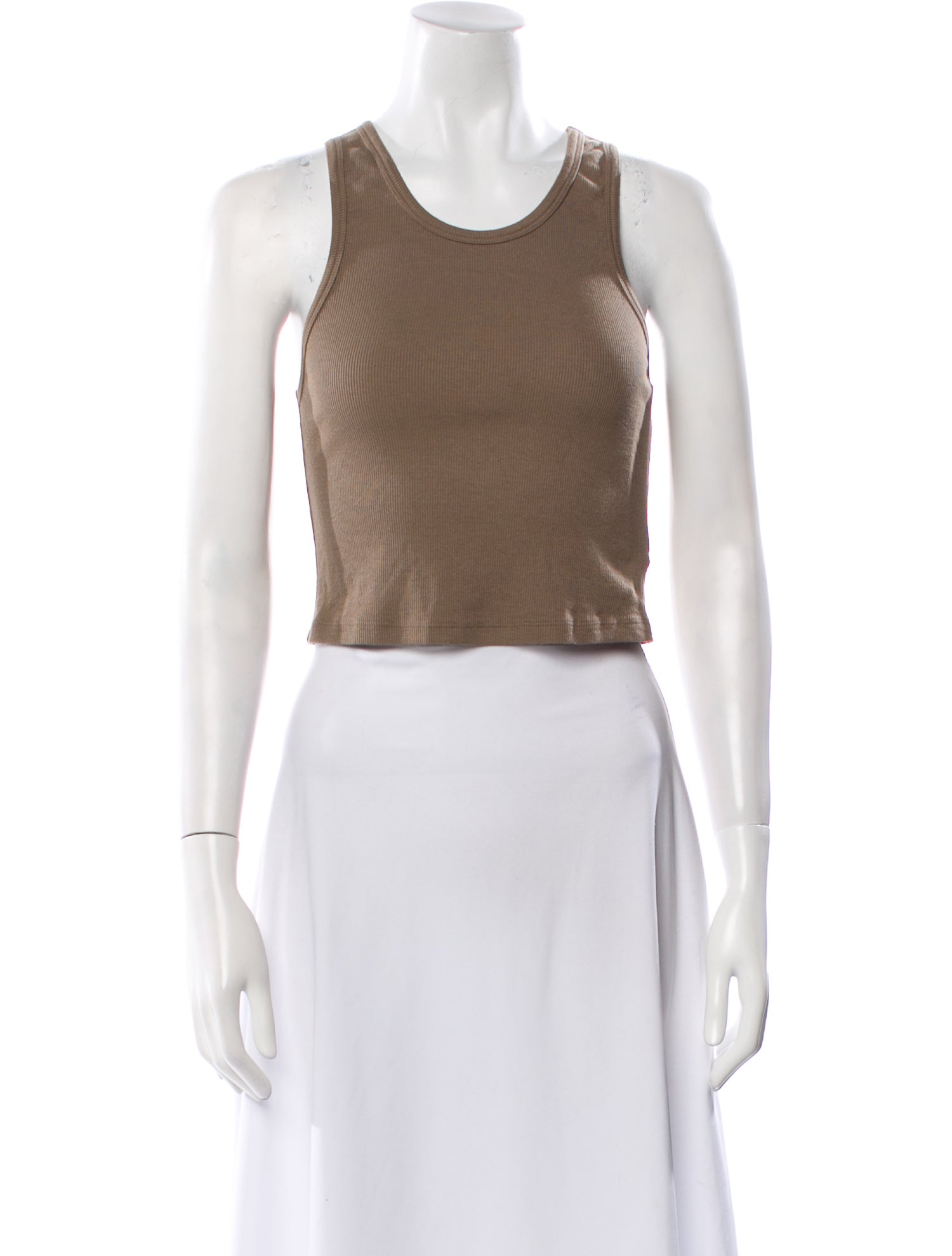 Cotton Citizen Scoop Neck Sleeveless Crop Top