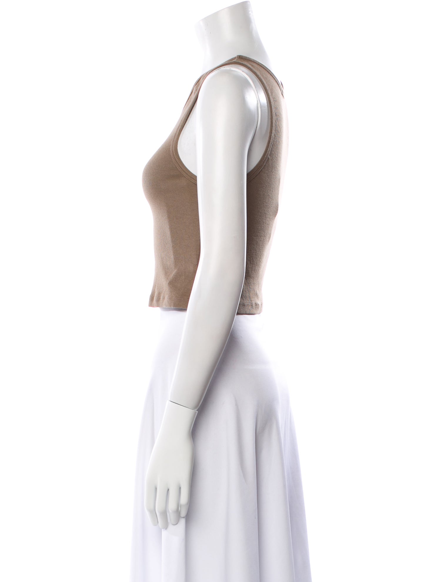 Cotton Citizen Scoop Neck Sleeveless Crop Top