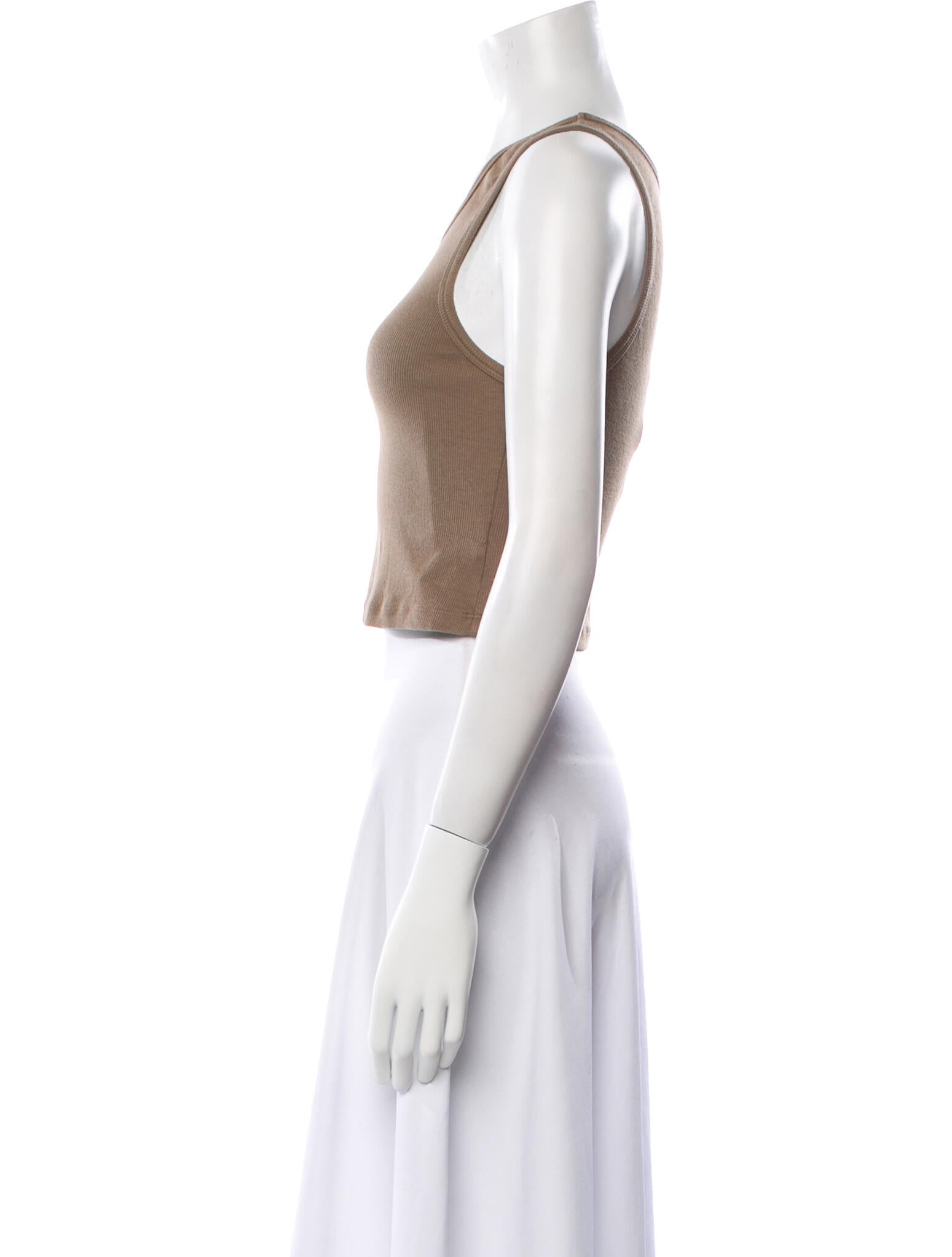 Cotton Citizen Scoop Neck Sleeveless Crop Top