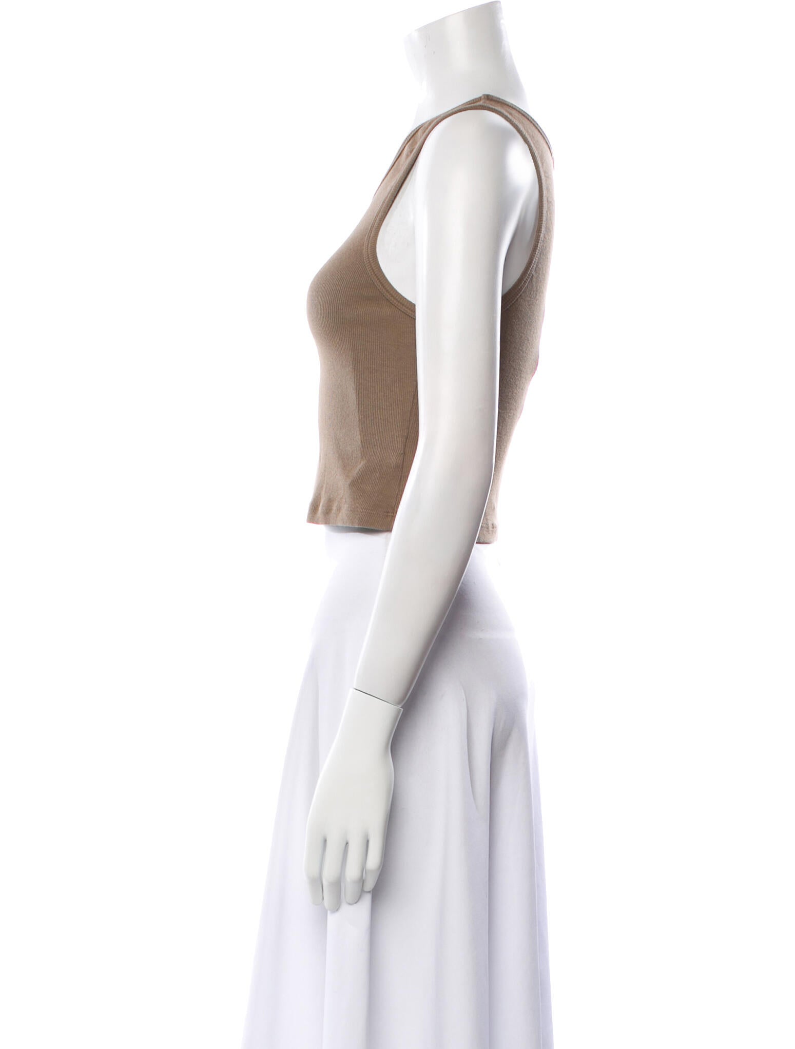 Cotton Citizen Scoop Neck Sleeveless Crop Top