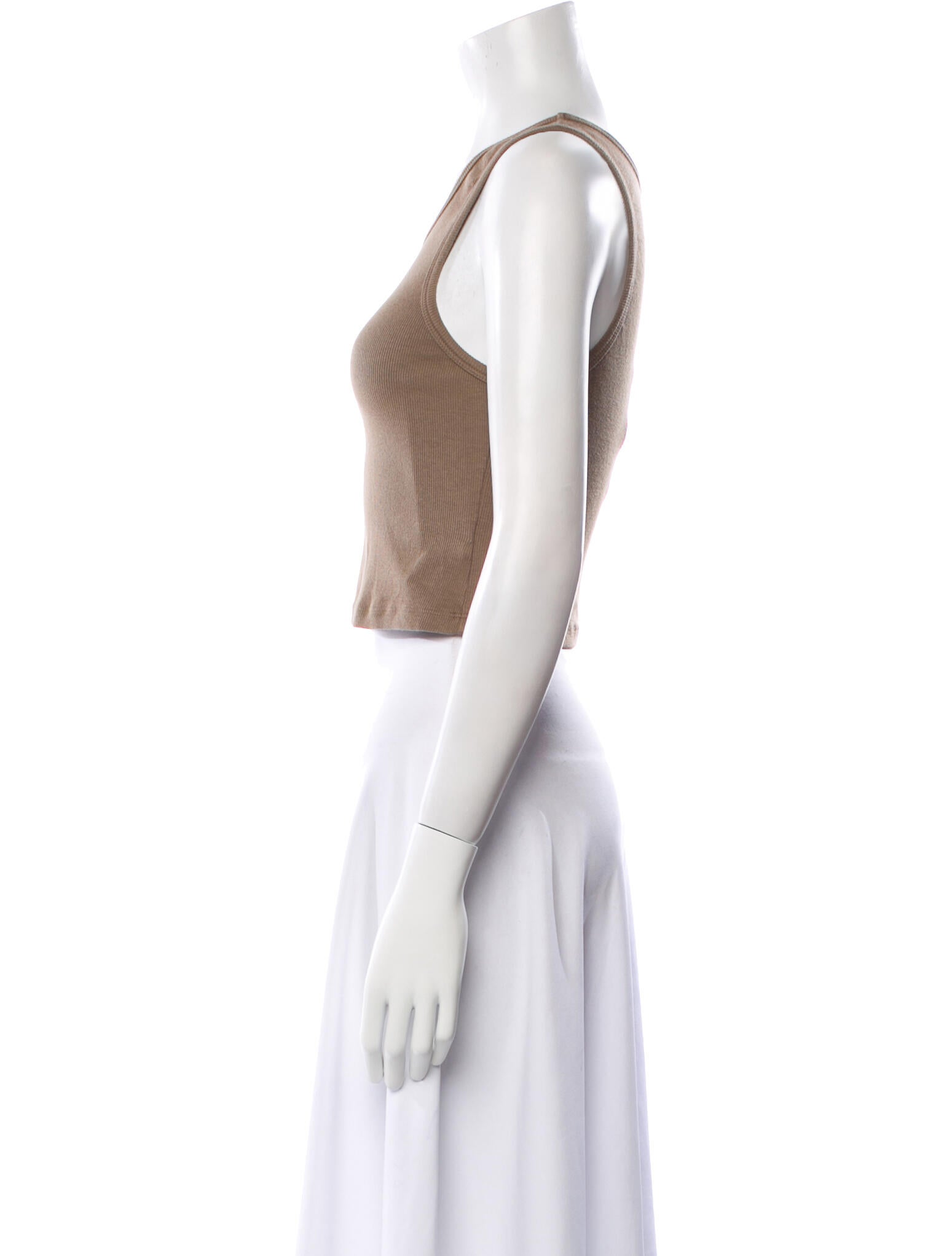 Cotton Citizen Scoop Neck Sleeveless Crop Top