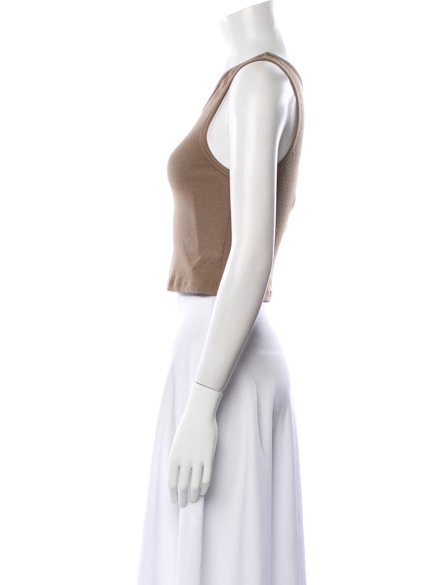 Cotton Citizen Scoop Neck Sleeveless Crop Top