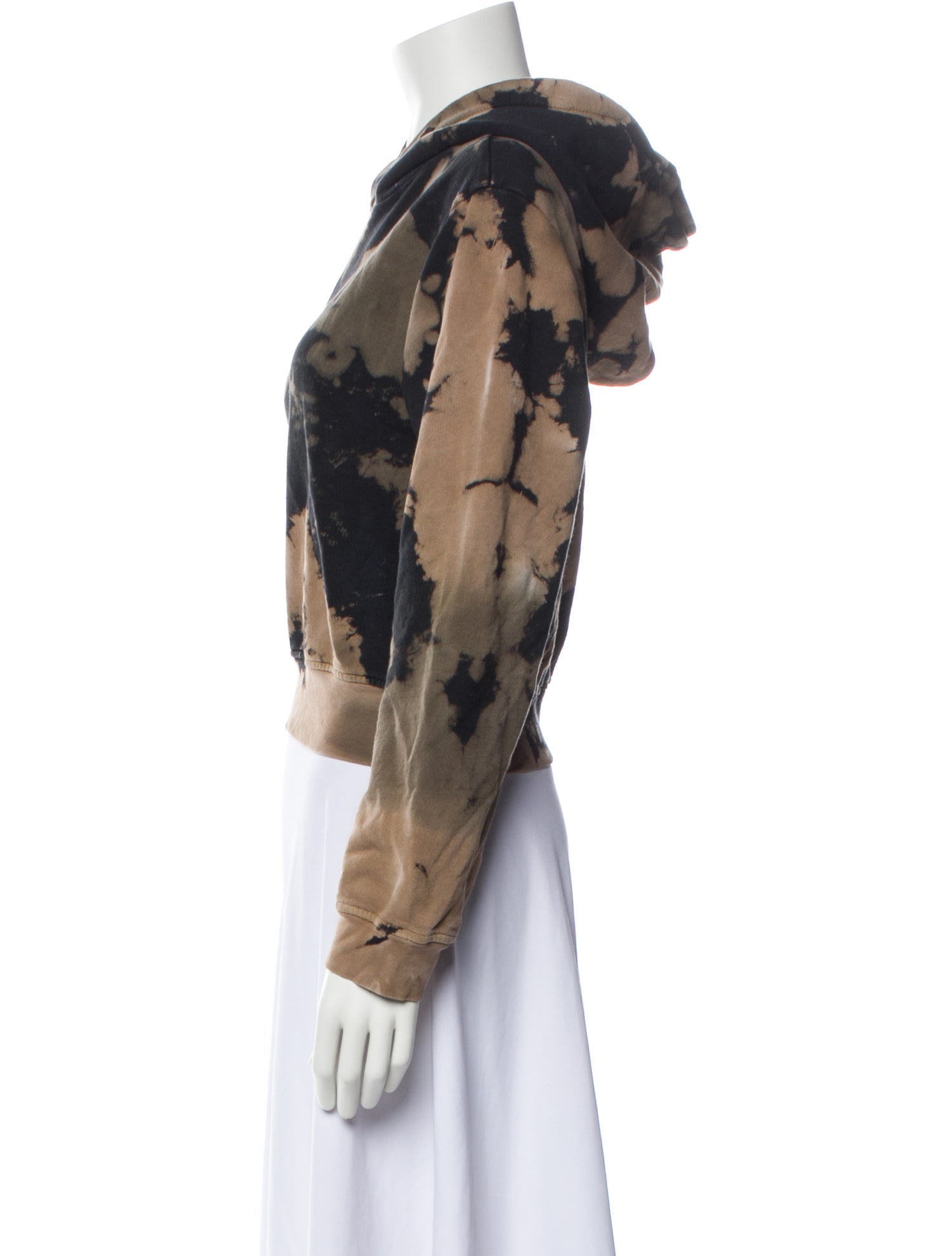 Cotton Citizen Floral Print V-Neck Sweatshirt