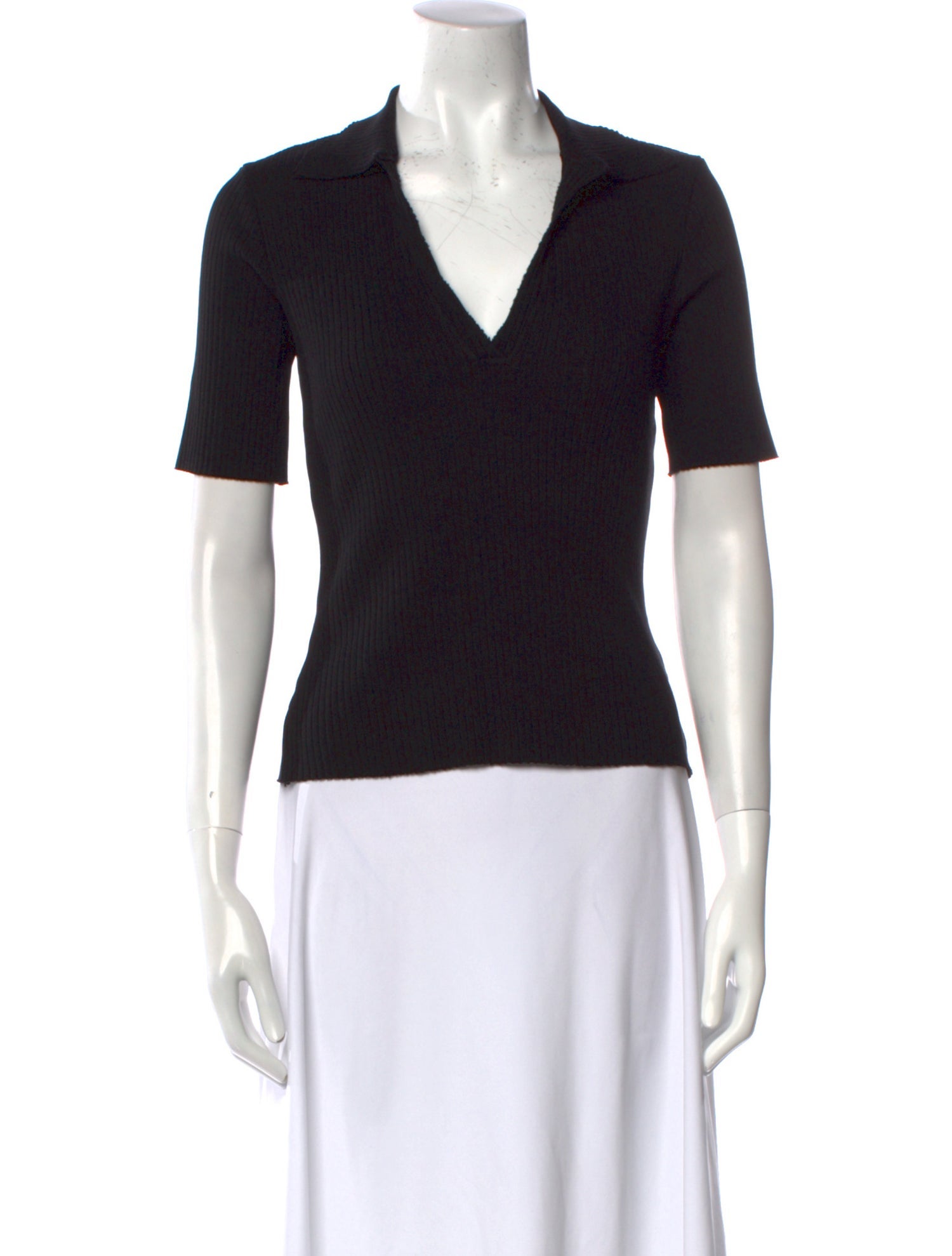 Cotton Citizen V-Neck Short Sleeve Polo