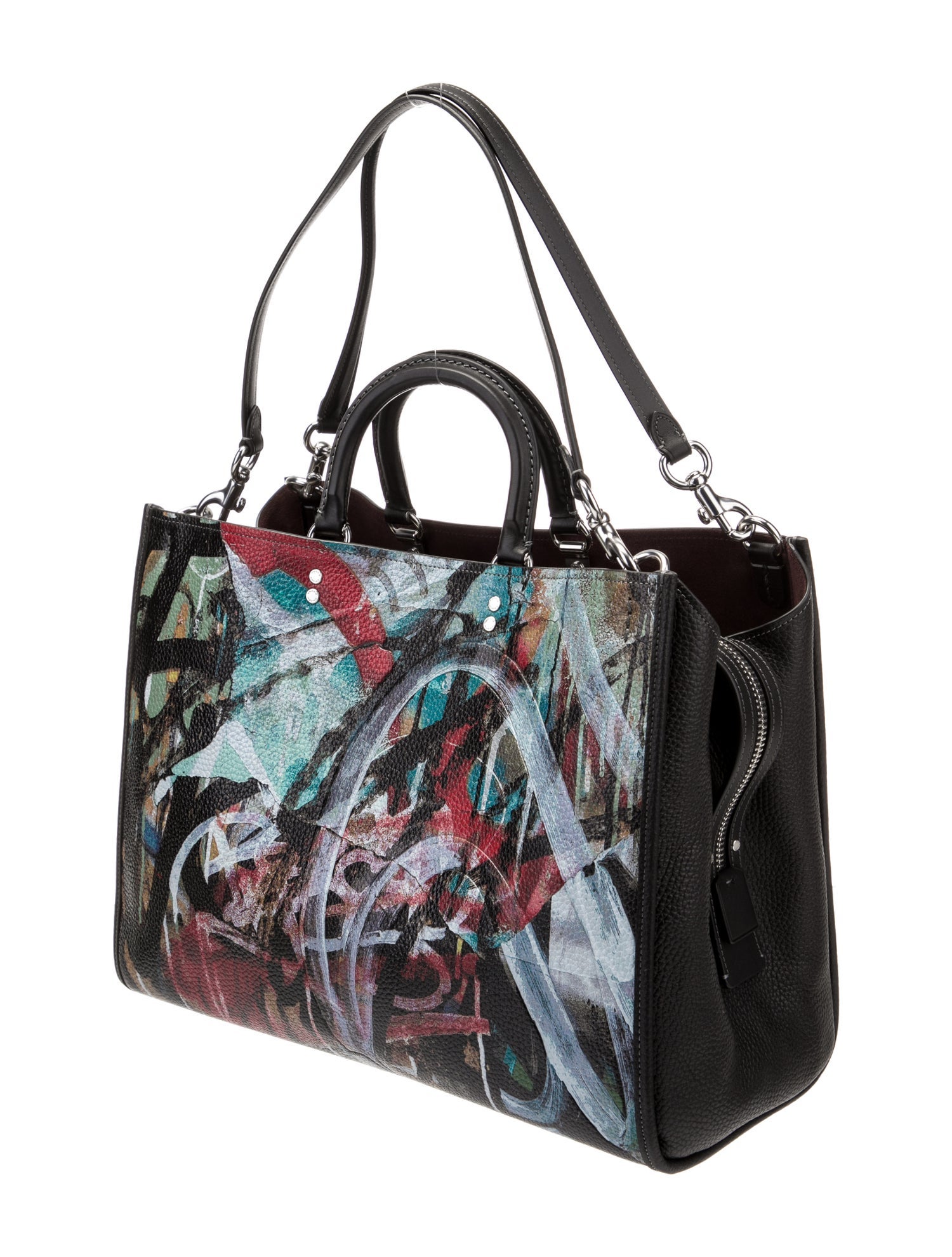 Coach x Mint + Serf Rogue 39 Large Leather Tote Bag w/Tags - Black