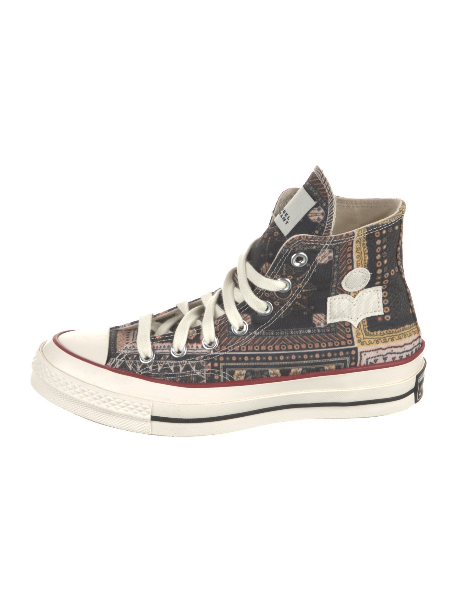 Converse x Isabel Marant Canvas Printed Sneakers