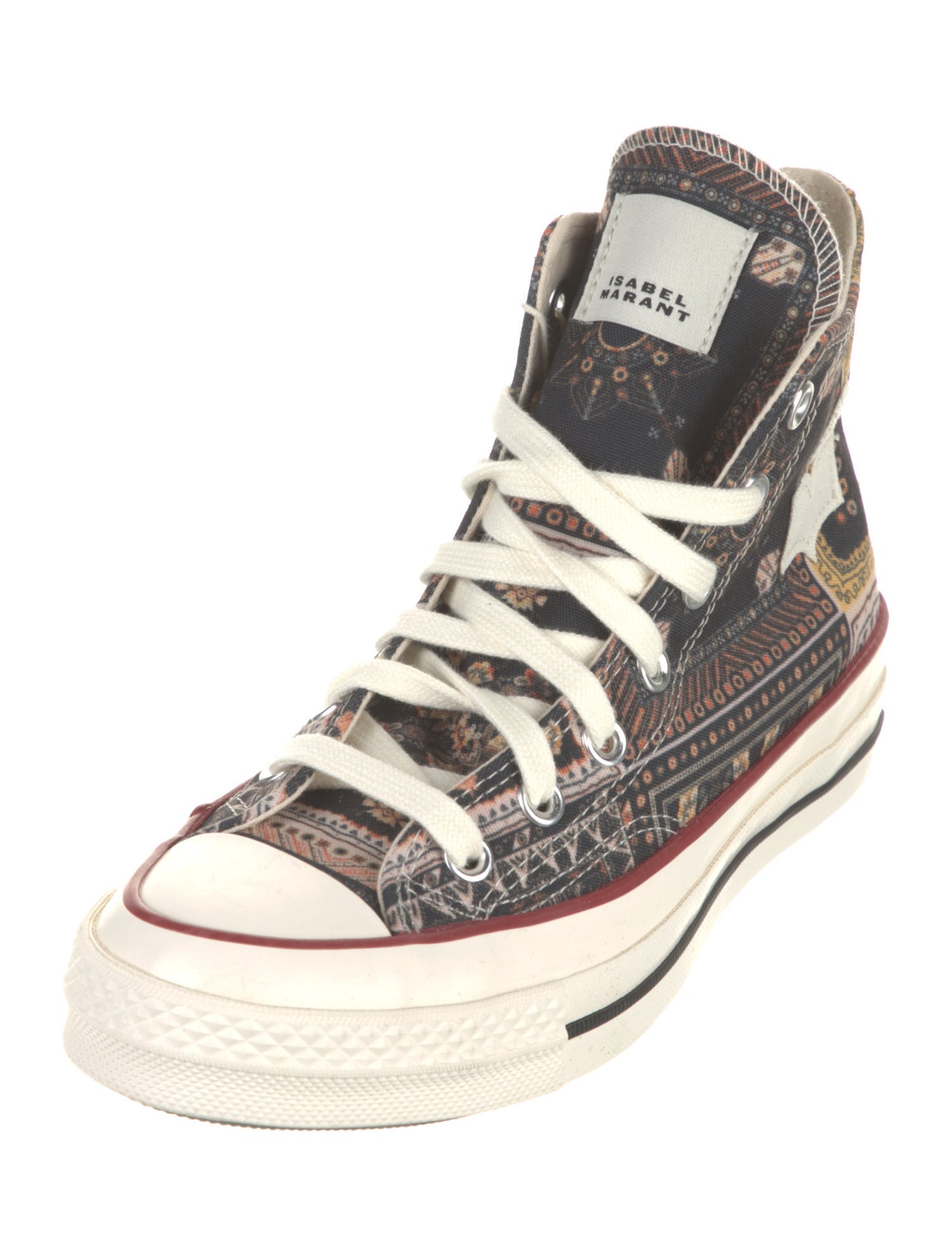 Converse x Isabel Marant Canvas Printed Sneakers