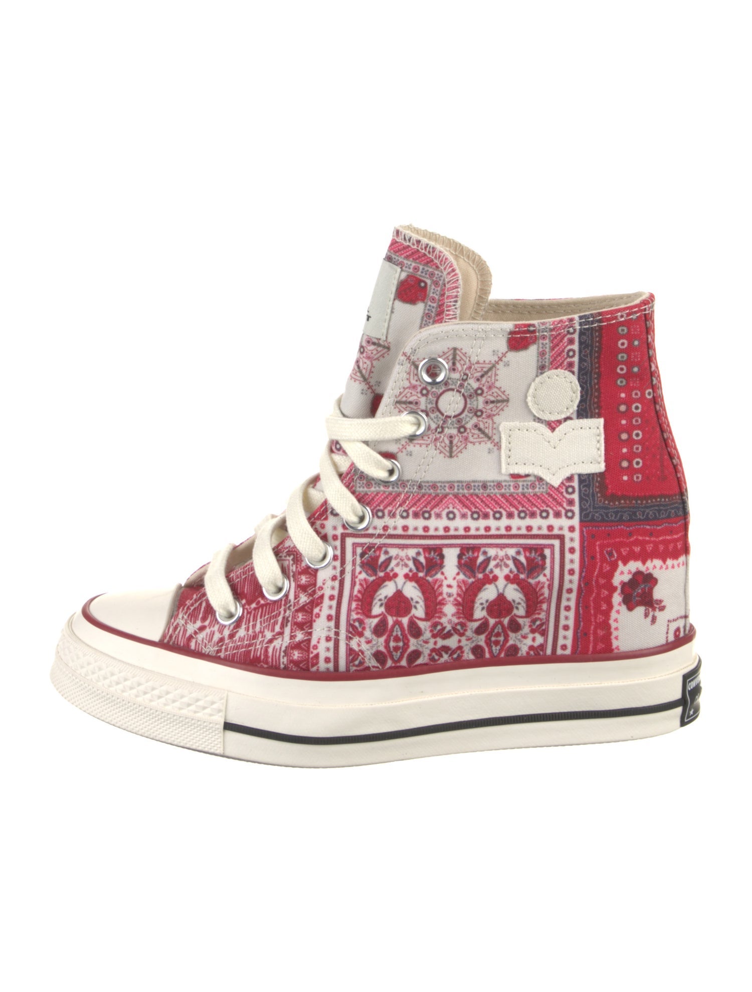 Converse x Isabel Marant Canvas Printed Sneakers