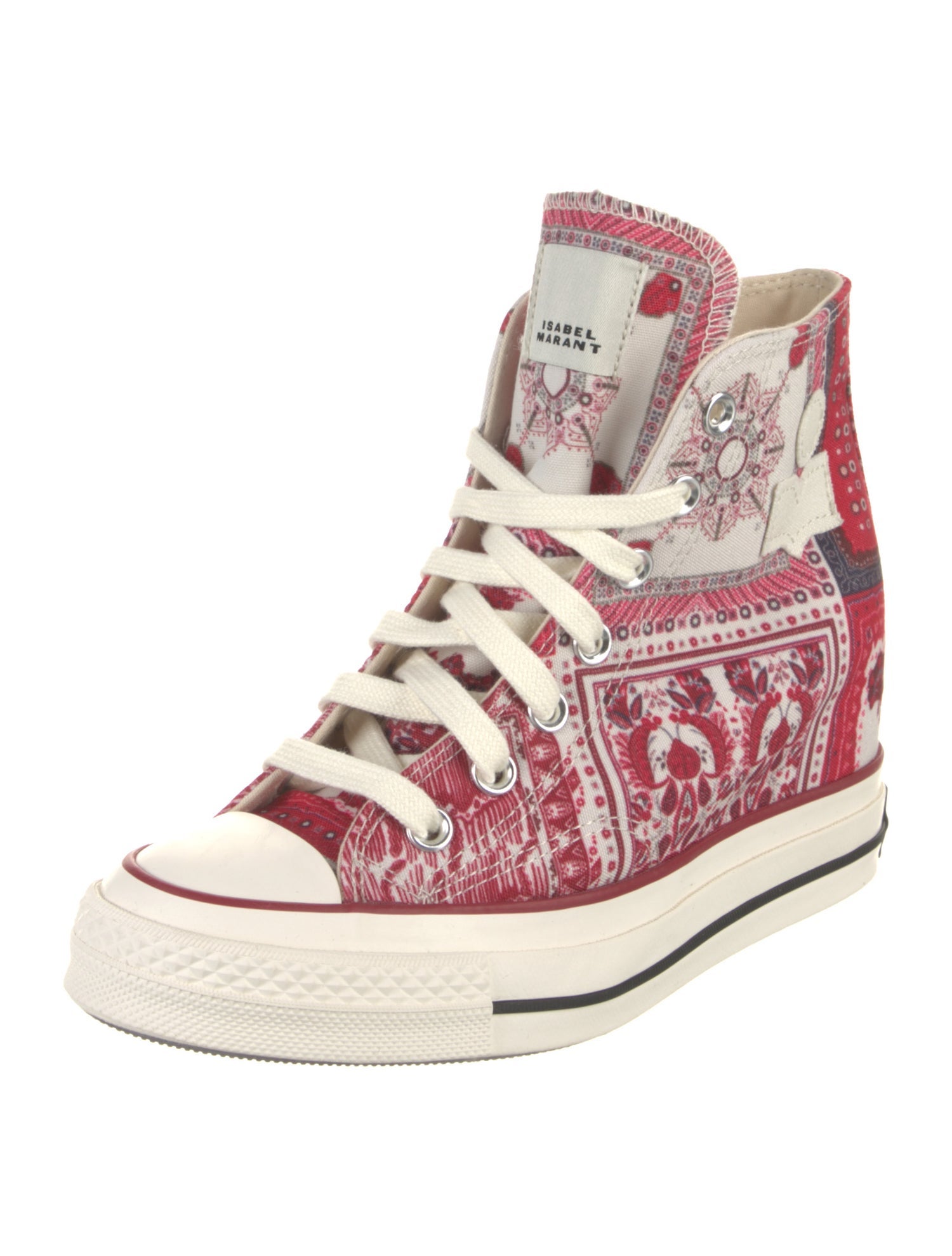 Converse x Isabel Marant Canvas Printed Sneakers