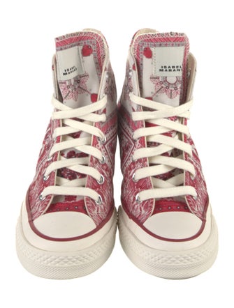 Converse x Isabel Marant Canvas Printed Sneakers