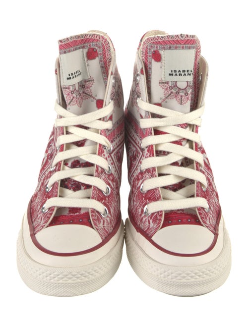 Converse x Isabel Marant Canvas Printed Sneakers