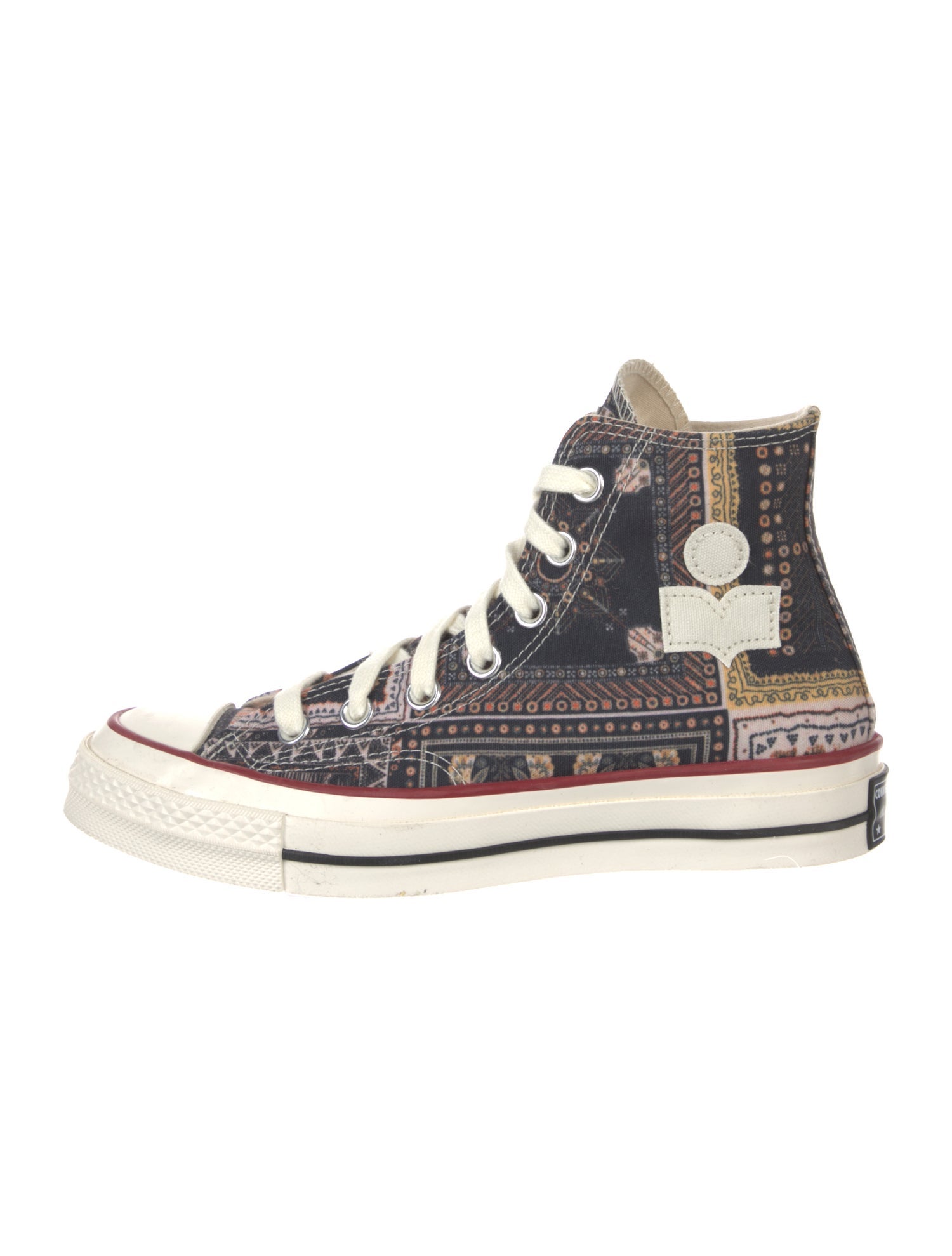 Converse x Isabel Marant Canvas Printed Sneakers