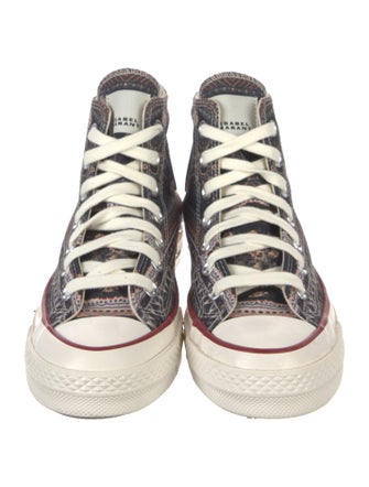 Converse x Isabel Marant Canvas Printed Sneakers