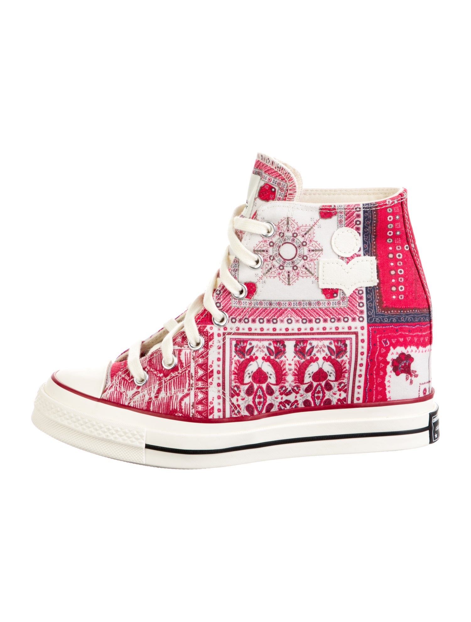 Converse x Isabel Marant Canvas Printed Sneakers