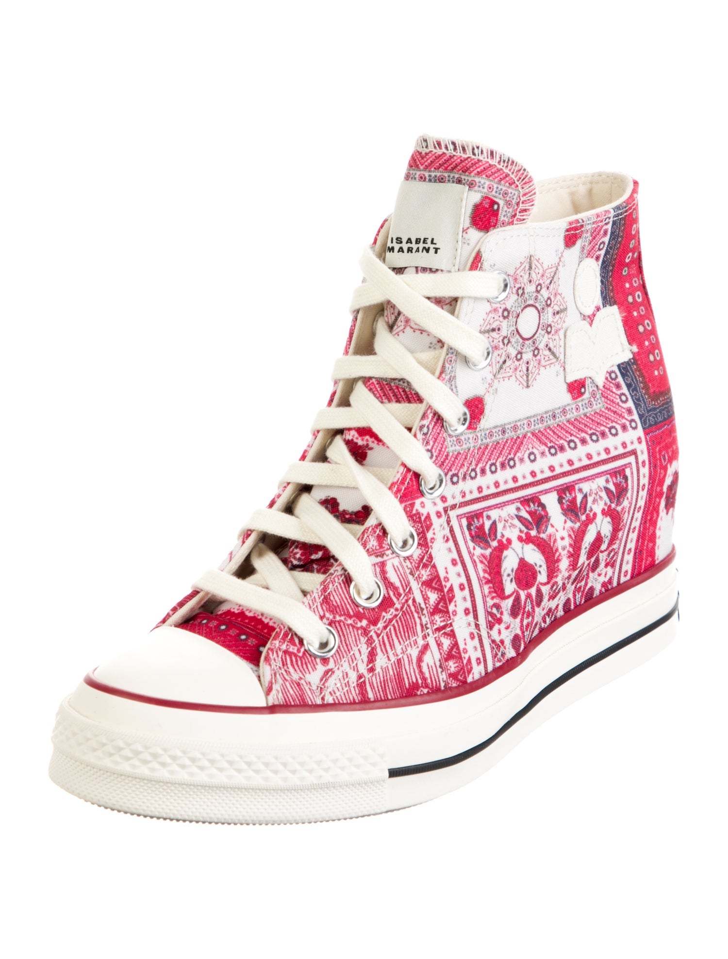 Converse x Isabel Marant Canvas Printed Sneakers