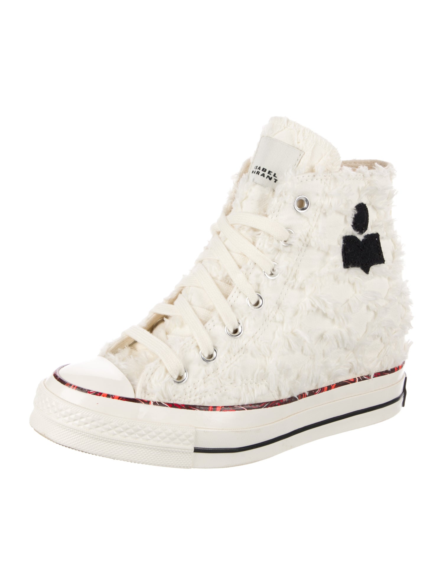 Converse x Isabel Marant Raw-Edge Trim Sneakers
