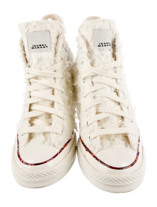 Converse x Isabel Marant Raw-Edge Trim Sneakers