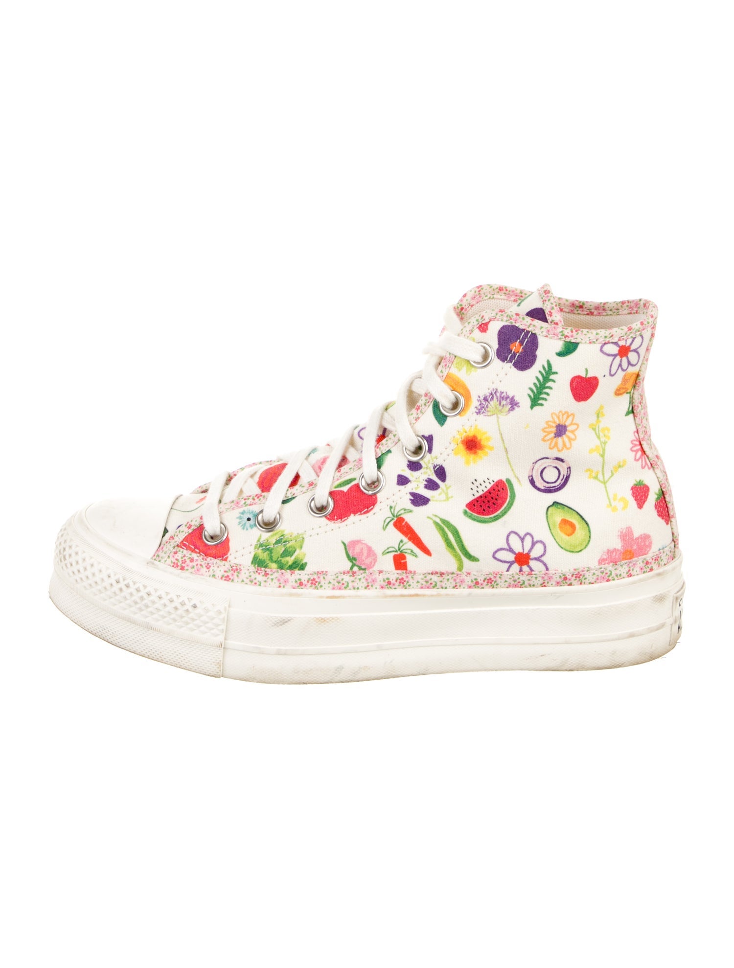 Converse x Isabel Marant Canvas Printed Sneakers