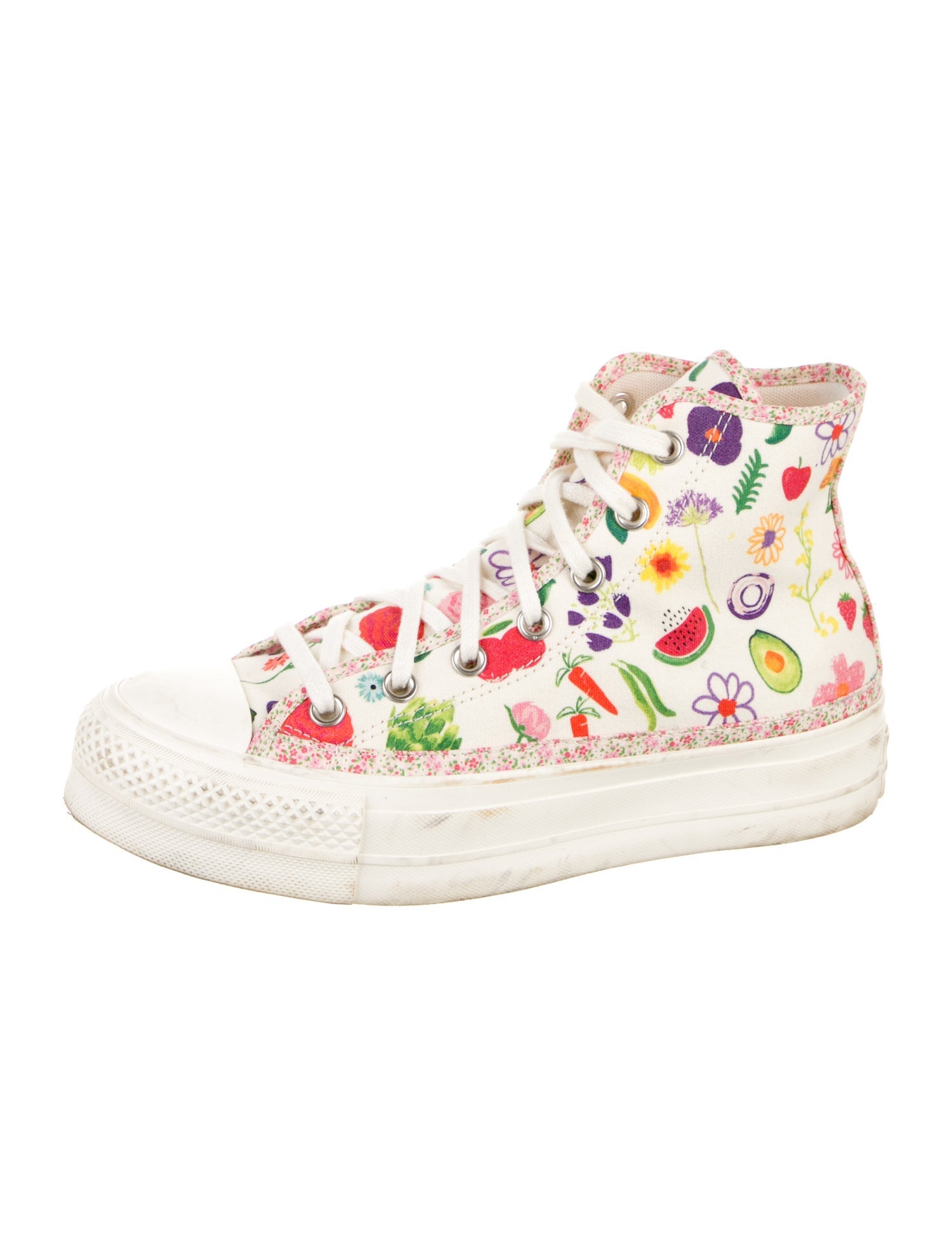 Converse x Isabel Marant Canvas Printed Sneakers